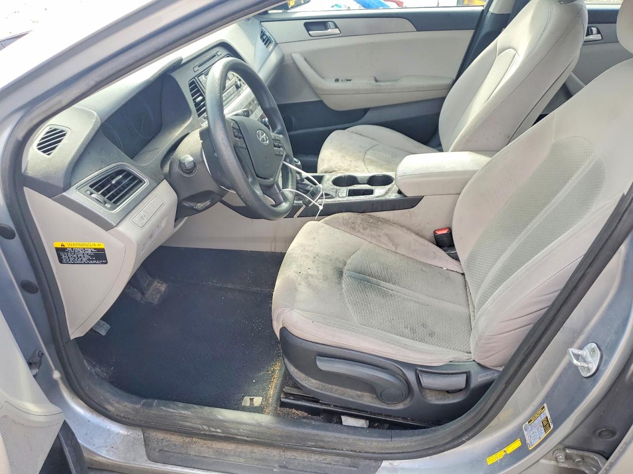 2015 Hyundai Sonata Se Gray vin: 5NPE24AF7FH096621