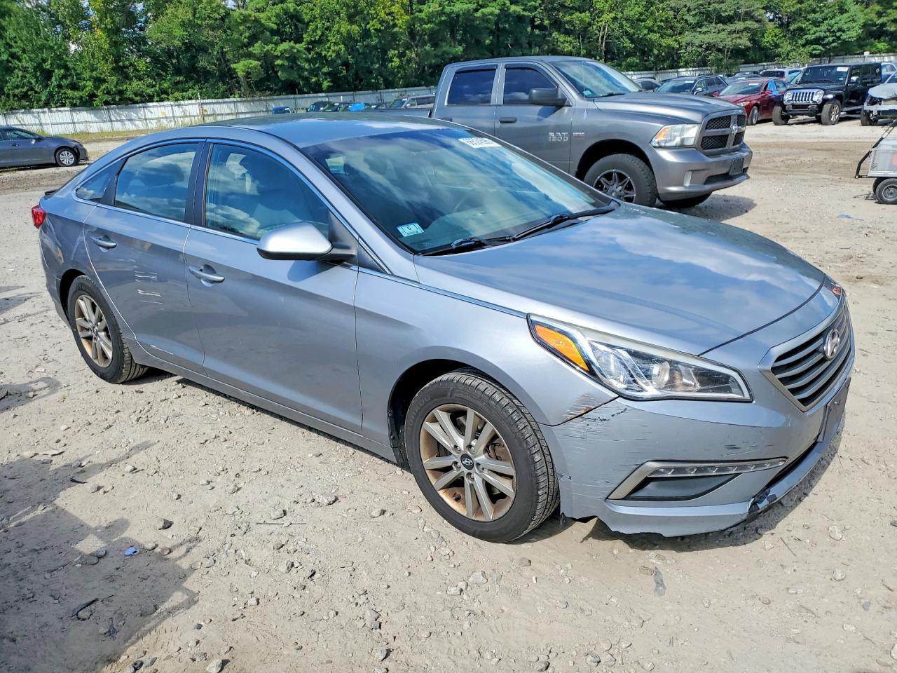 2015 Hyundai Sonata Se Gray vin: 5NPE24AF7FH096621
