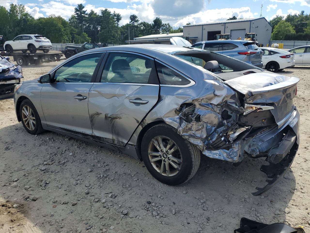 2015 Hyundai Sonata Se Gray vin: 5NPE24AF7FH096621
