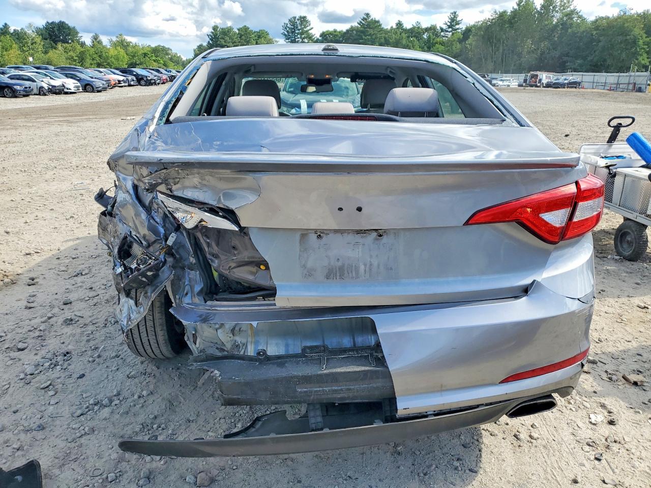 2015 Hyundai Sonata Se Gray vin: 5NPE24AF7FH096621
