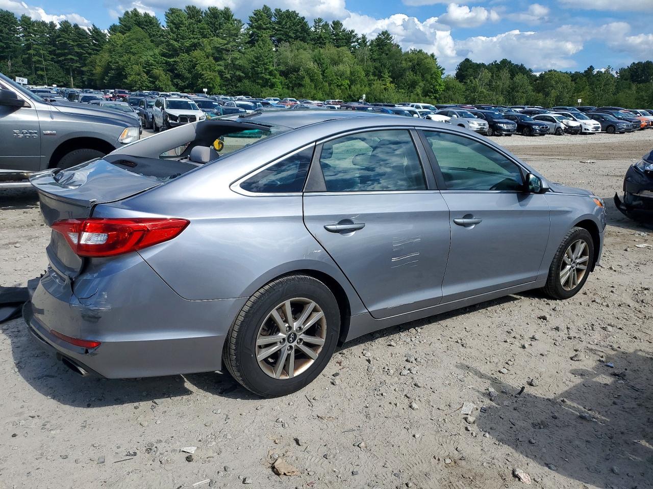 2015 Hyundai Sonata Se Gray vin: 5NPE24AF7FH096621
