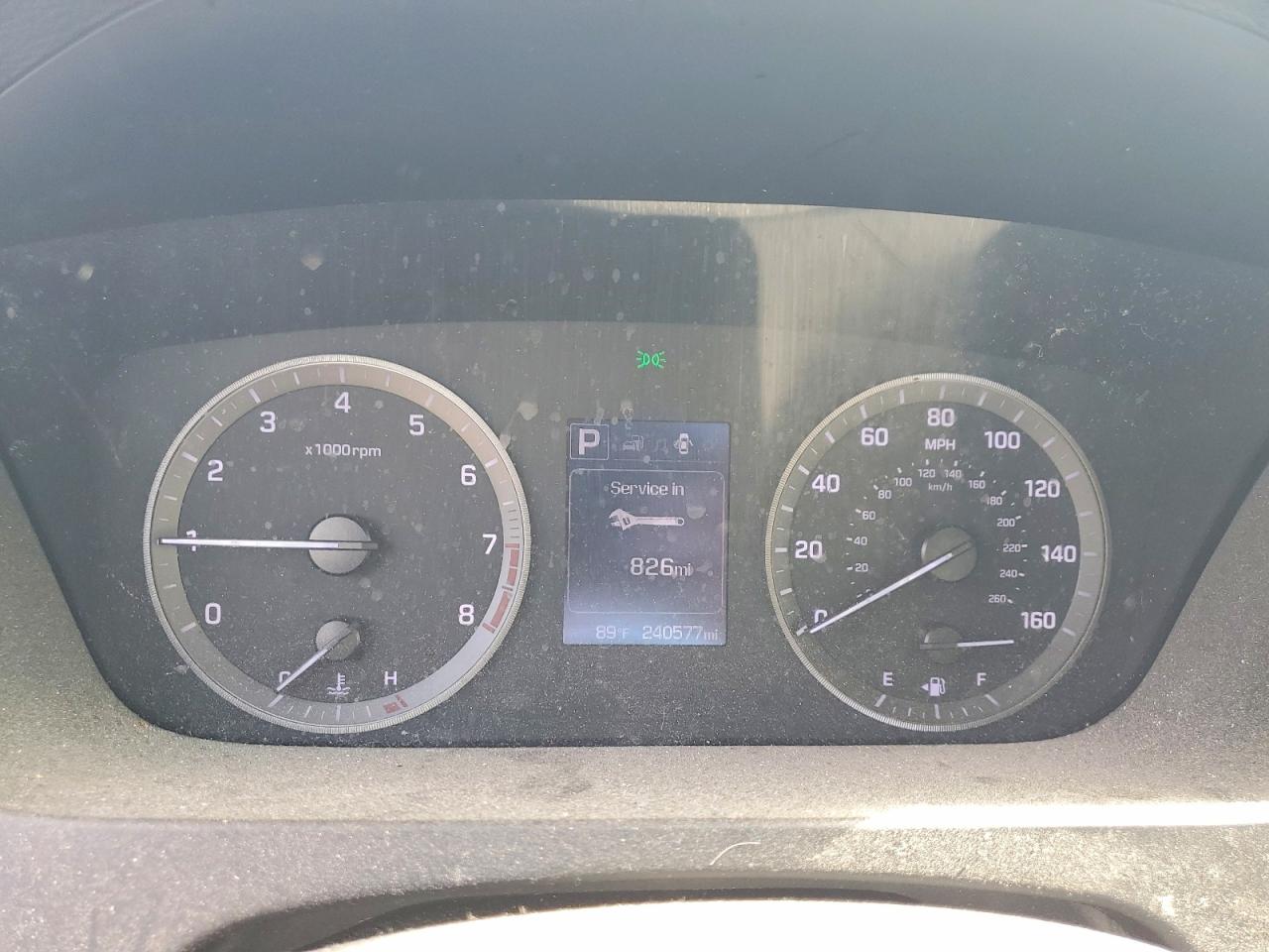 2015 Hyundai Sonata Se Gray vin: 5NPE24AF7FH096621