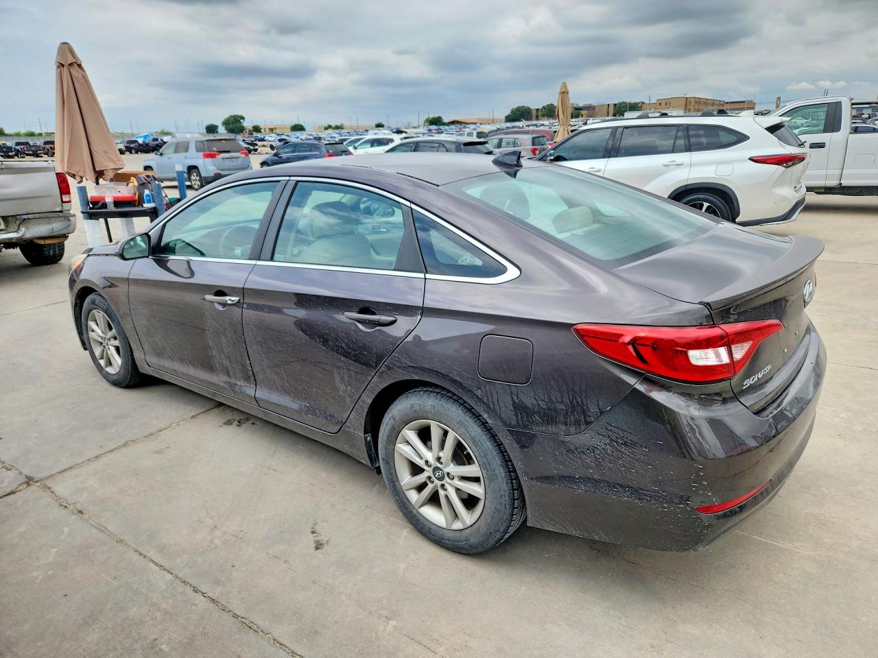 2015 Hyundai Sonata Se Brown vin: 5NPE24AF7FH113529