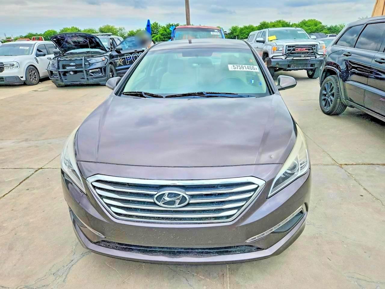 2015 Hyundai Sonata Se Brown vin: 5NPE24AF7FH113529