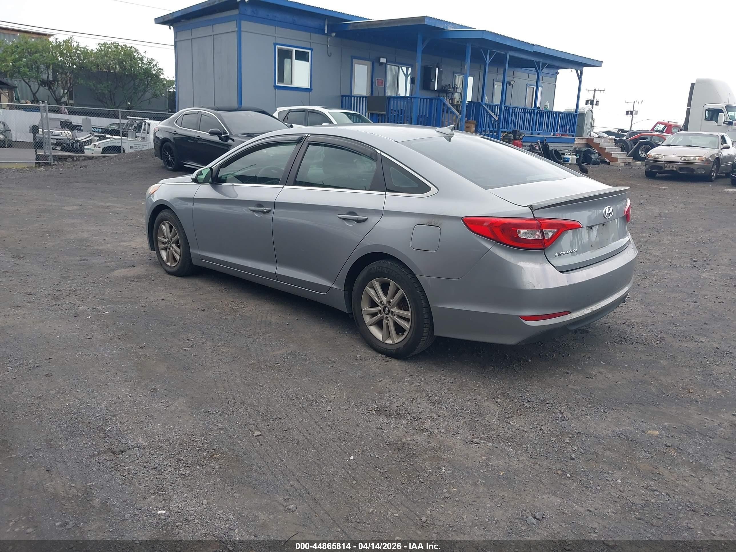 2015 Hyundai Sonata Se Gray vin: 5NPE24AF7FH120707
