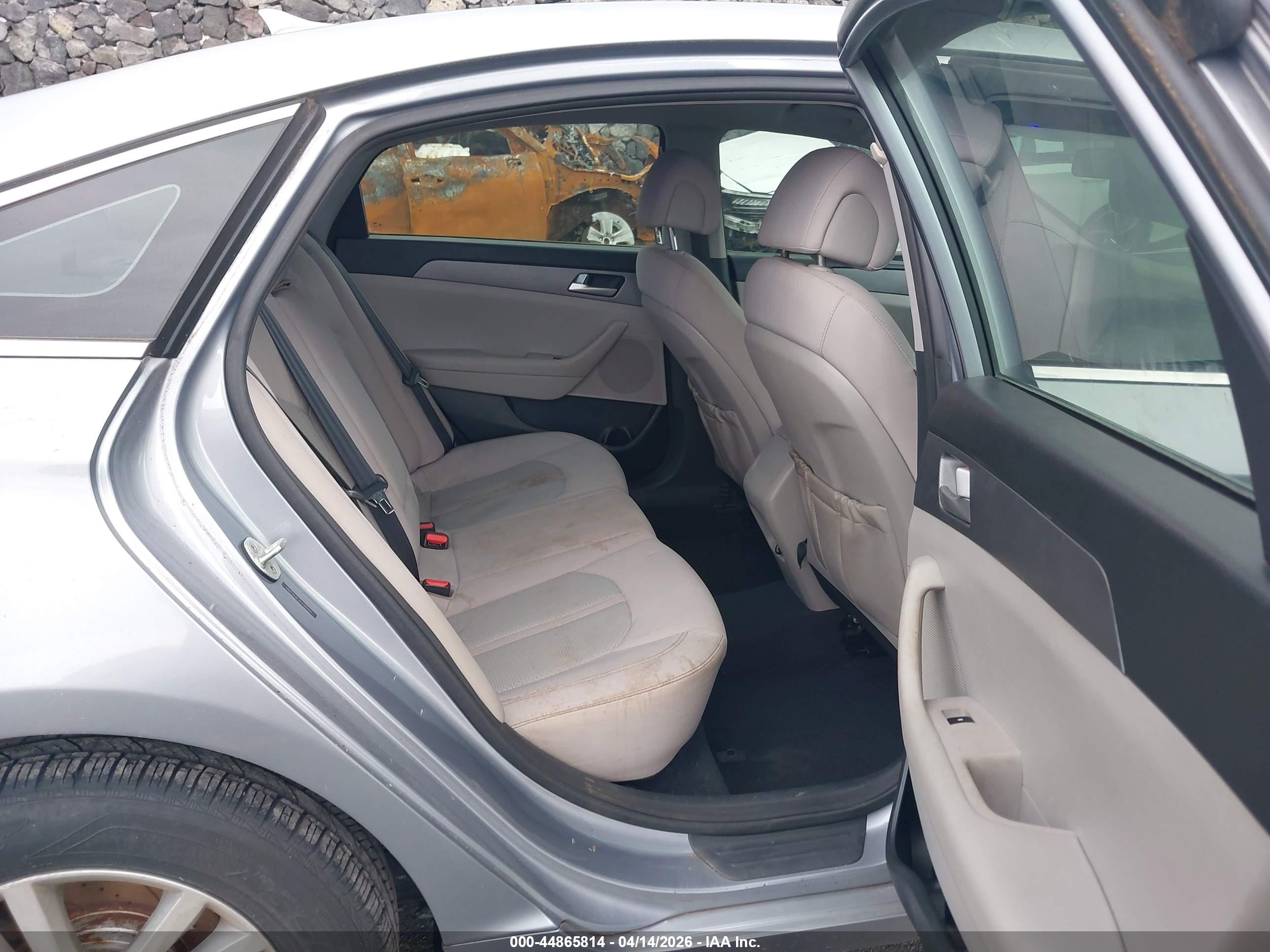 2015 Hyundai Sonata Se Gray vin: 5NPE24AF7FH120707