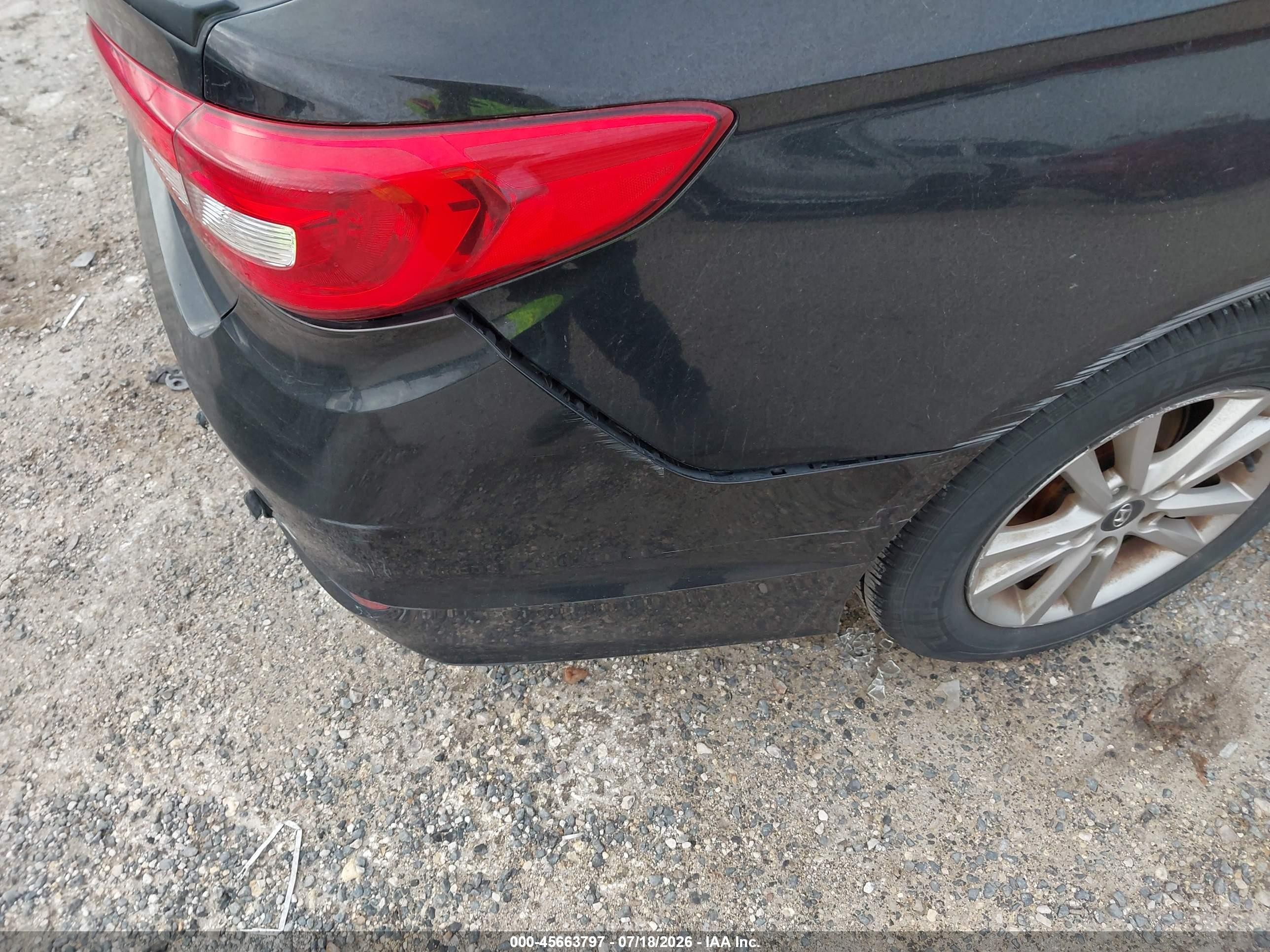 2015 Hyundai Sonata Se Черный vin: 5NPE24AF7FH123123