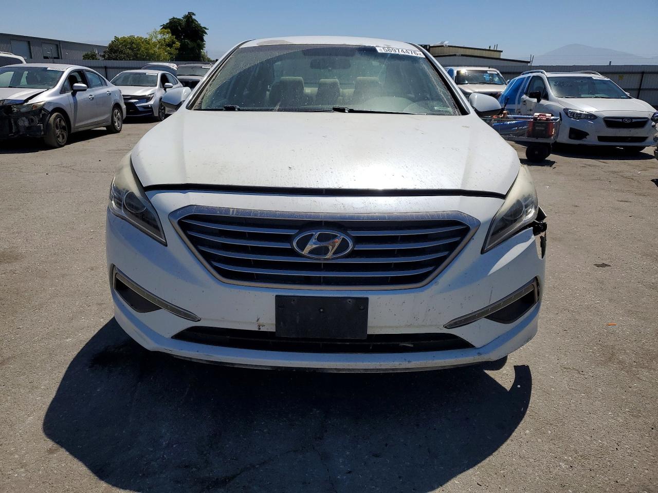 2015 Hyundai Sonata Se Белый vin: 5NPE24AF7FH123266