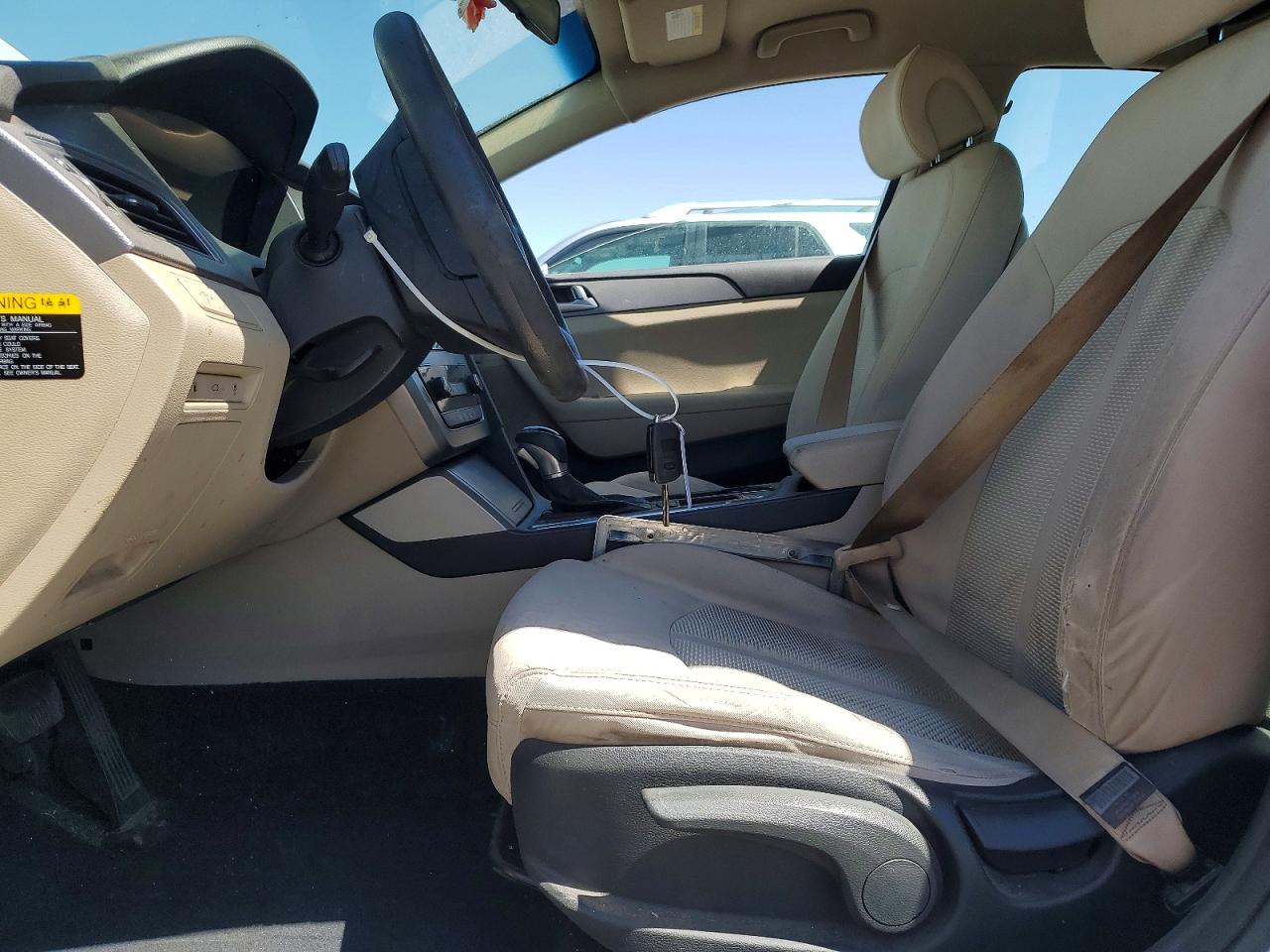 2015 Hyundai Sonata Se Белый vin: 5NPE24AF7FH123266