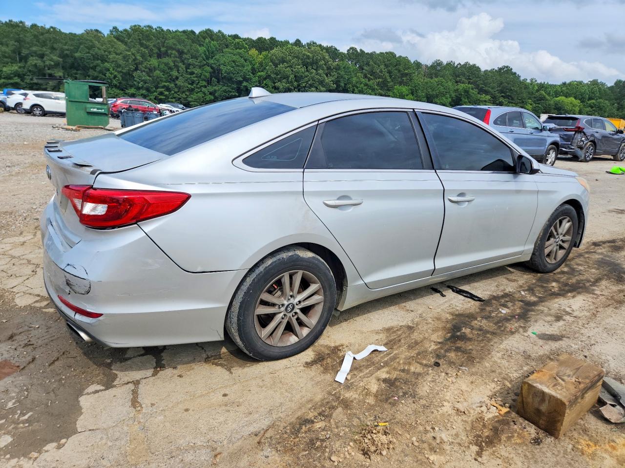 2015 Hyundai Sonata Se Silver vin: 5NPE24AF7FH123381