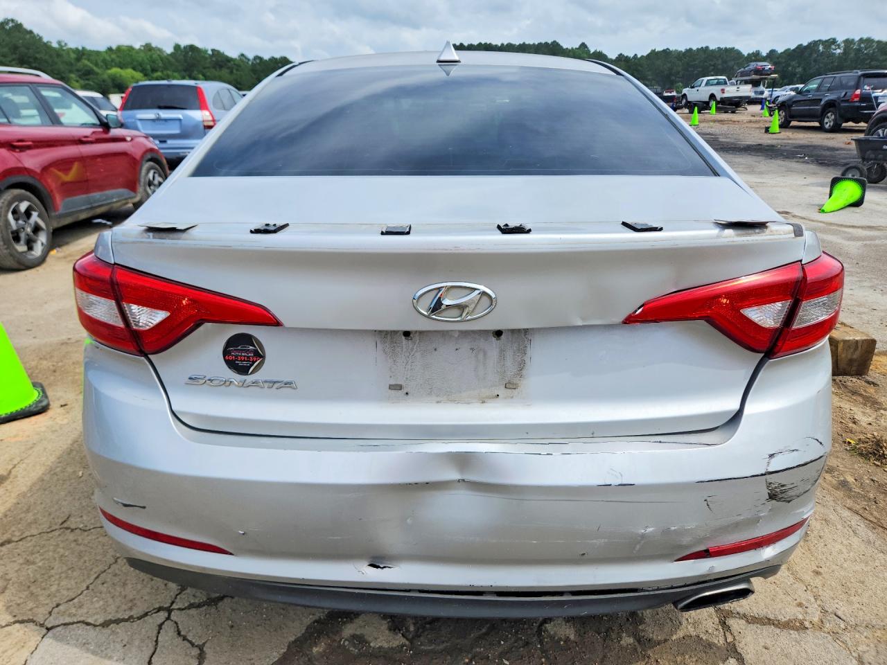 2015 Hyundai Sonata Se Silver vin: 5NPE24AF7FH123381