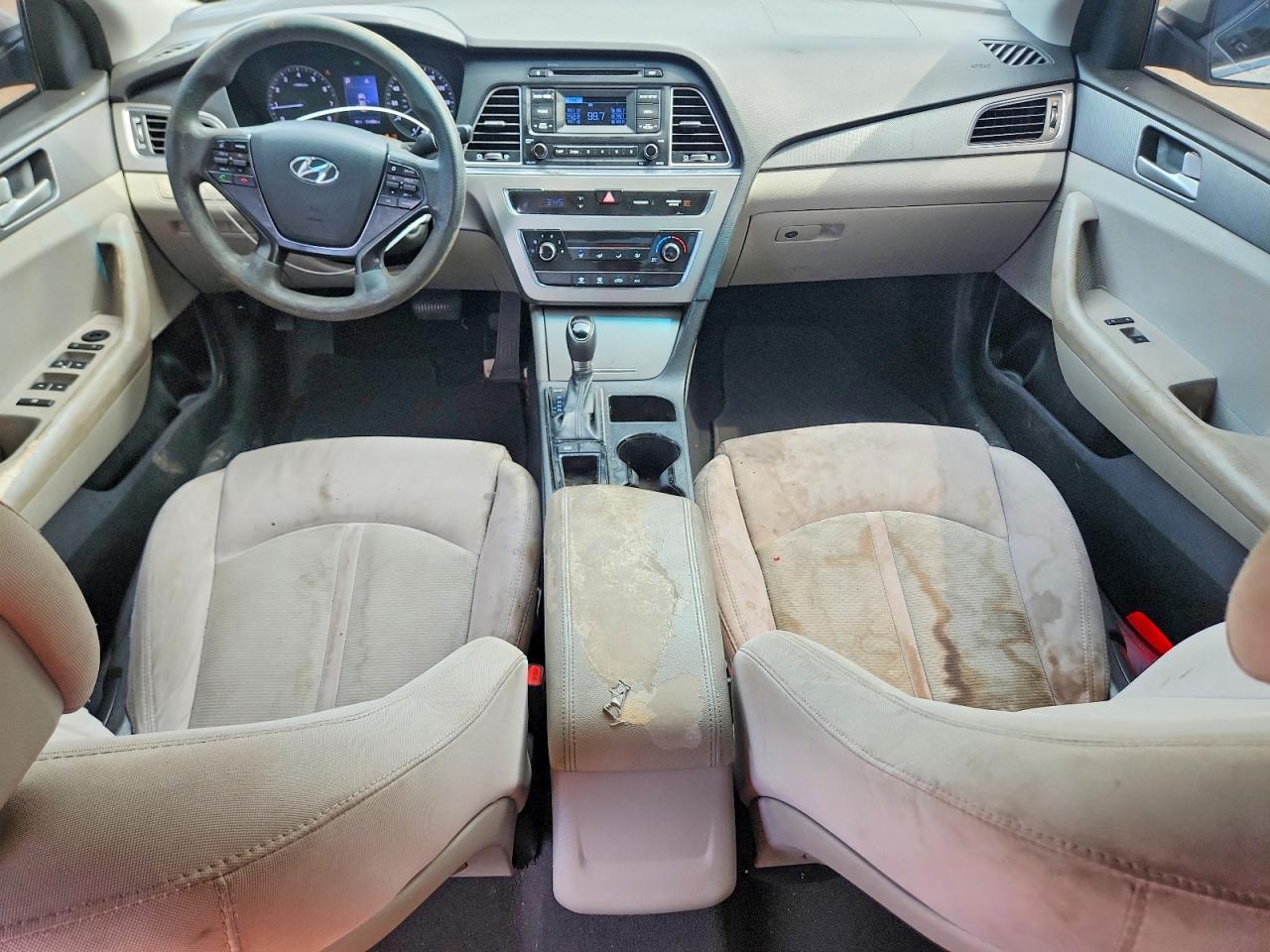 2015 Hyundai Sonata Se Silver vin: 5NPE24AF7FH123381