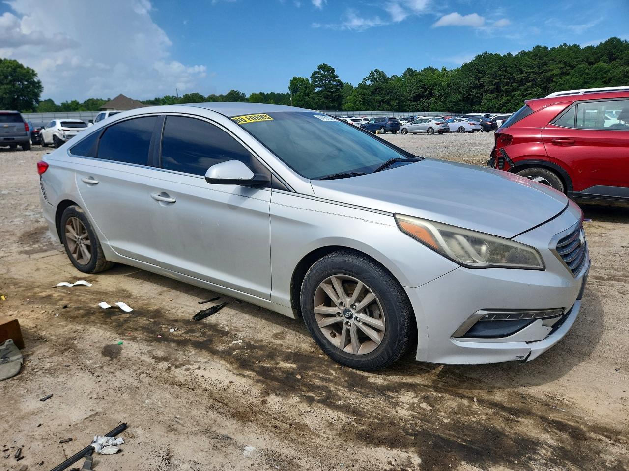 2015 Hyundai Sonata Se Silver vin: 5NPE24AF7FH123381