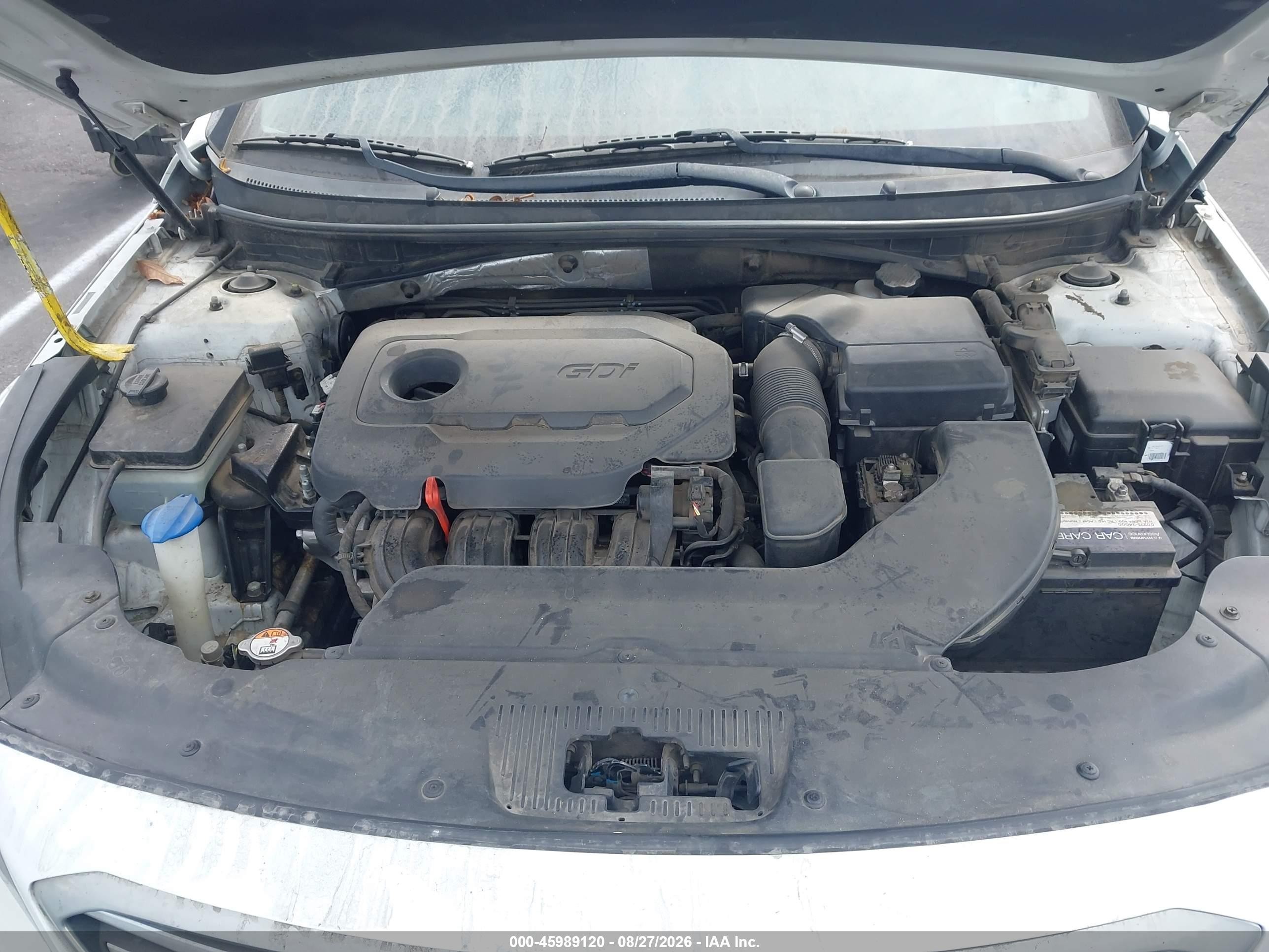 2015 Hyundai Sonata Se White vin: 5NPE24AF7FH133599