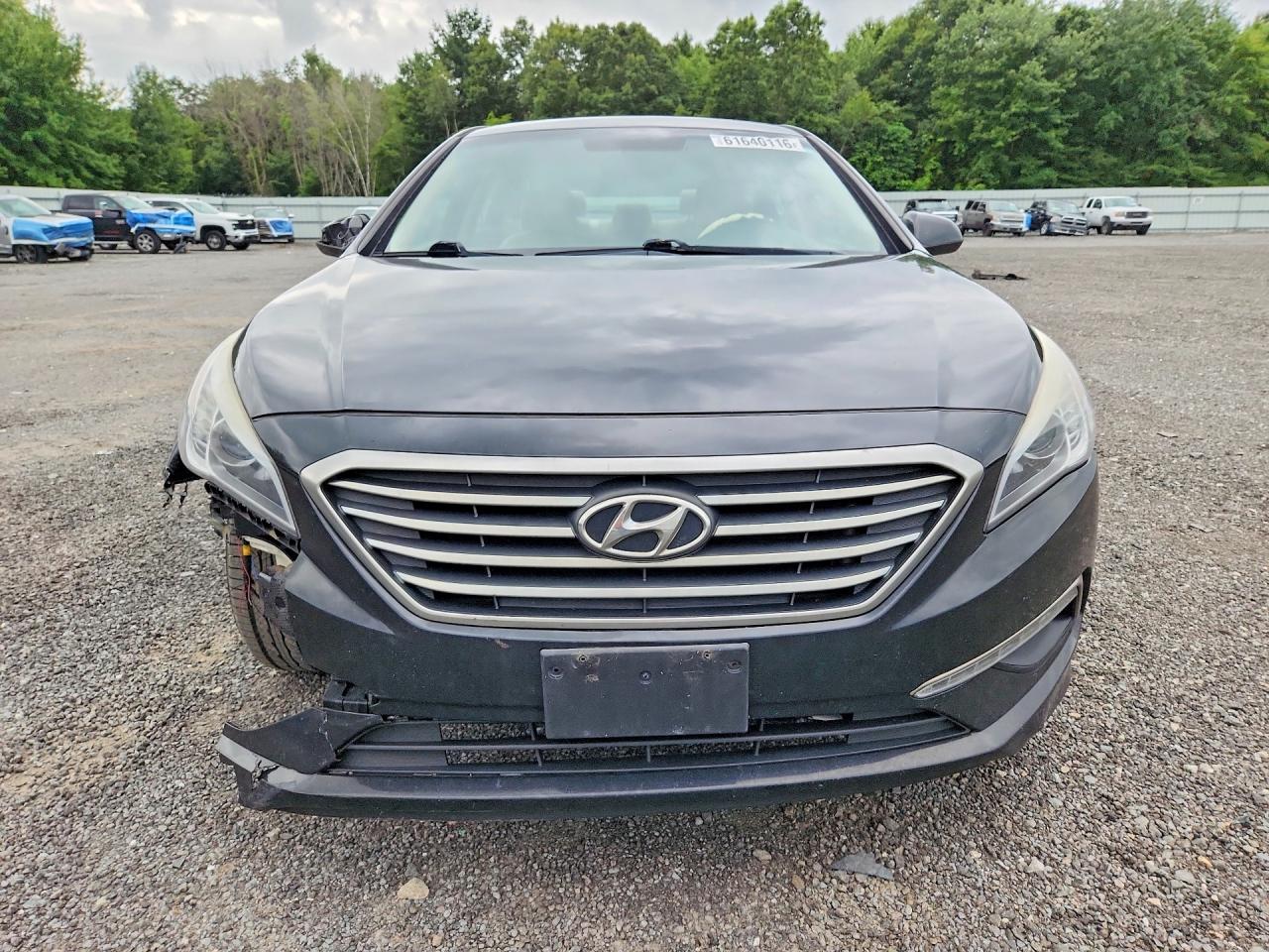 2015 Hyundai Sonata Se Черный vin: 5NPE24AF7FH142691