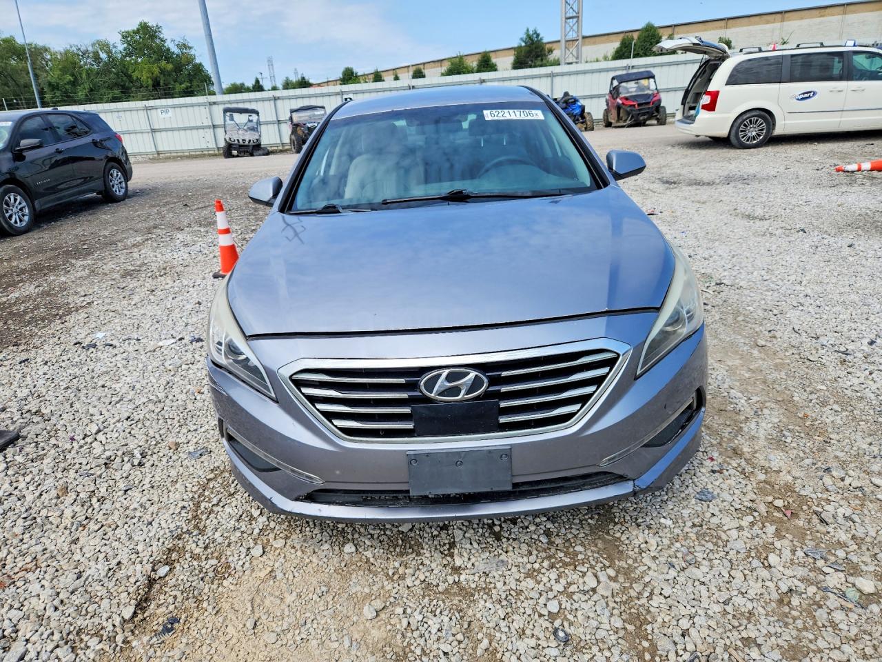 2015 Hyundai Sonata Se Silver vin: 5NPE24AF7FH144084