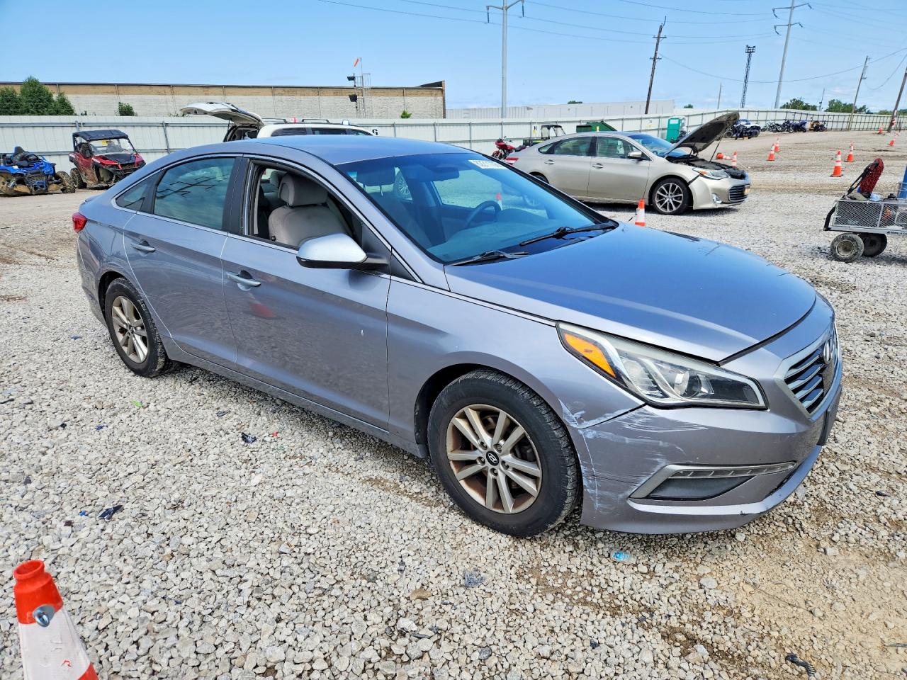 2015 Hyundai Sonata Se Silver vin: 5NPE24AF7FH144084