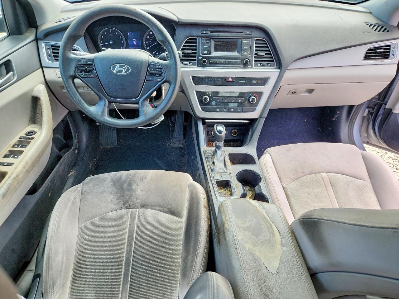2015 Hyundai Sonata Se Silver vin: 5NPE24AF7FH144084