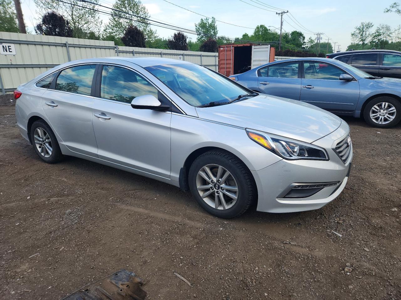 2015 Hyundai Sonata Se Silver vin: 5NPE24AF7FH149060