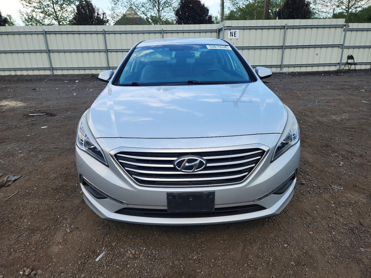 2015 Hyundai Sonata Se Silver vin: 5NPE24AF7FH149060