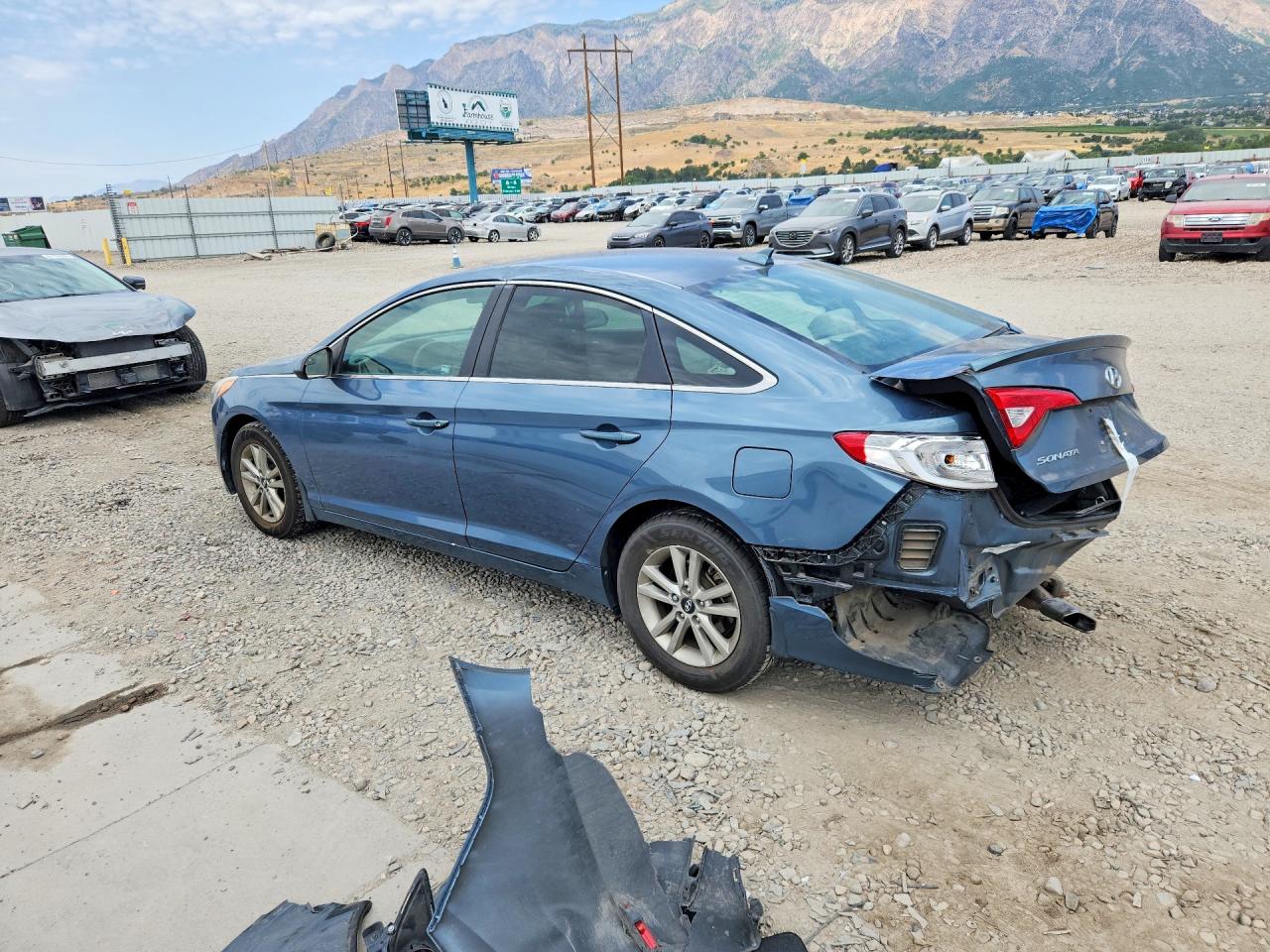 2015 Hyundai Sonata Se Blue vin: 5NPE24AF7FH149141