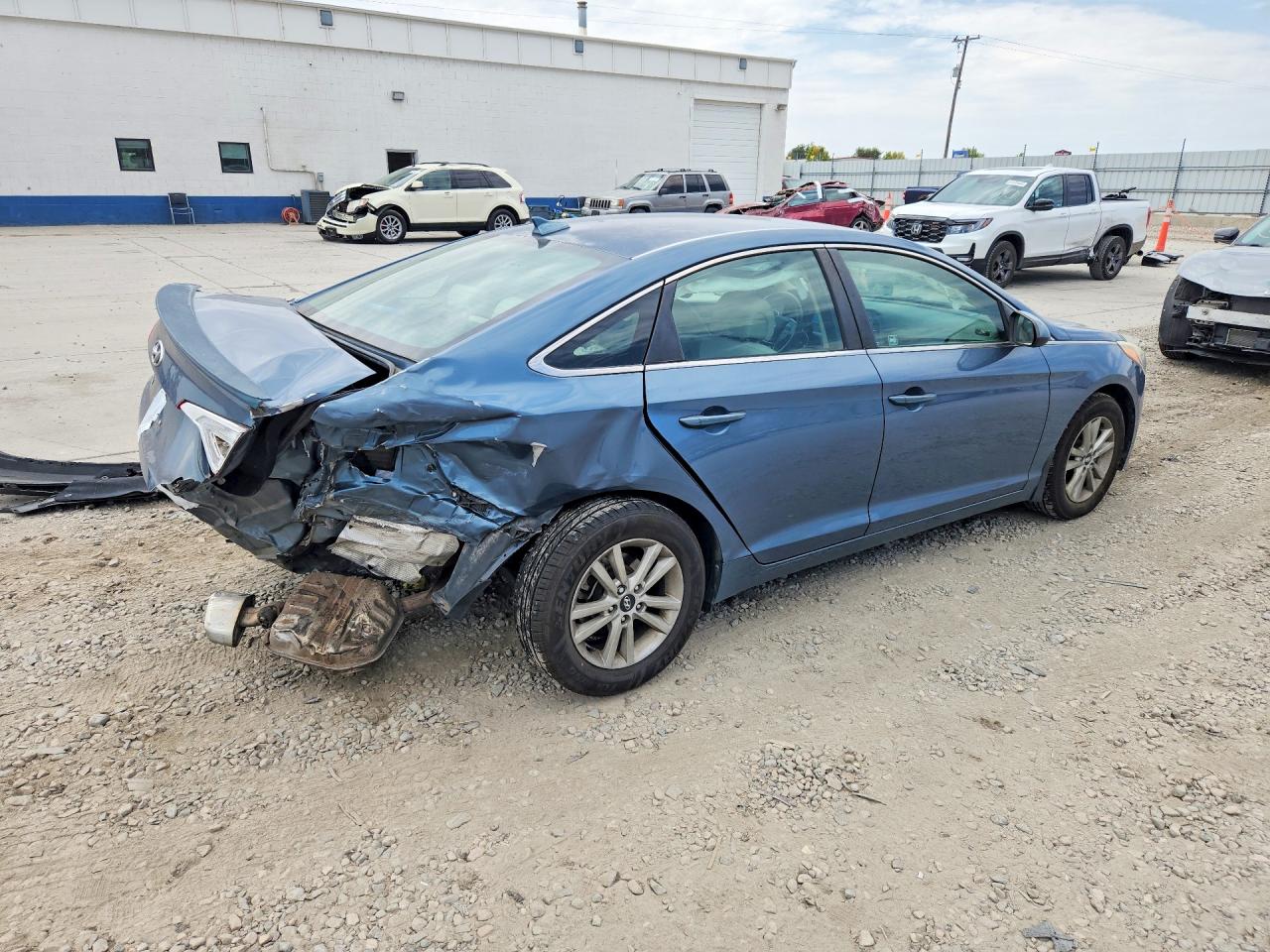 2015 Hyundai Sonata Se Blue vin: 5NPE24AF7FH149141