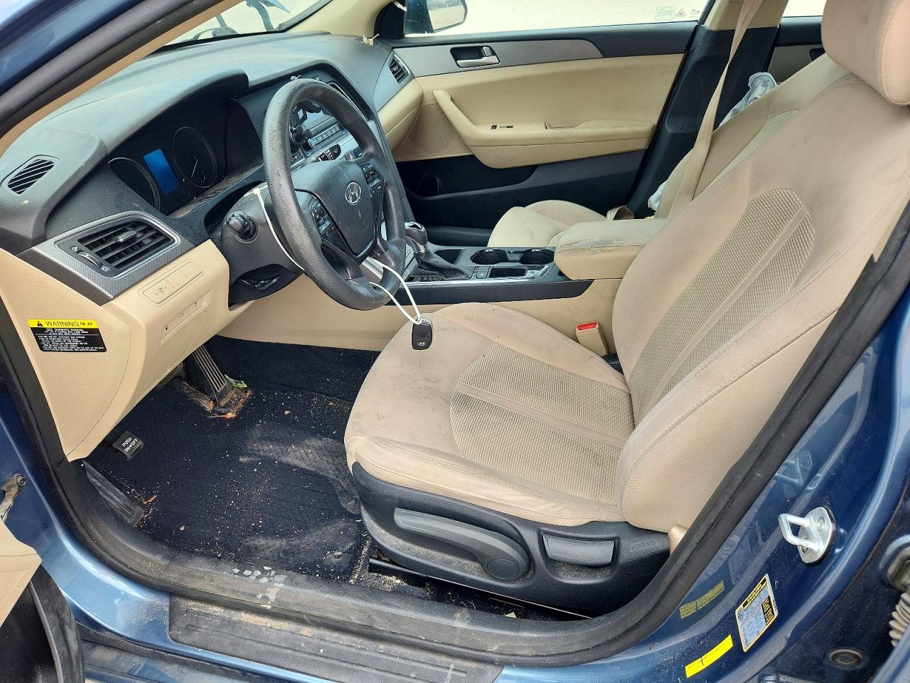 2015 Hyundai Sonata Se Blue vin: 5NPE24AF7FH149141