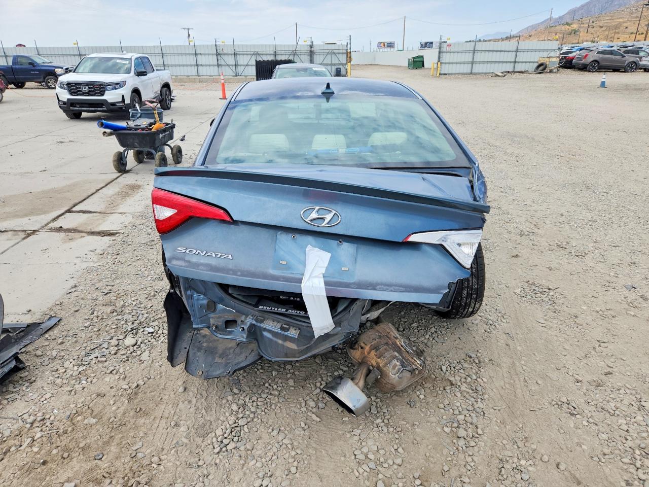 2015 Hyundai Sonata Se Blue vin: 5NPE24AF7FH149141