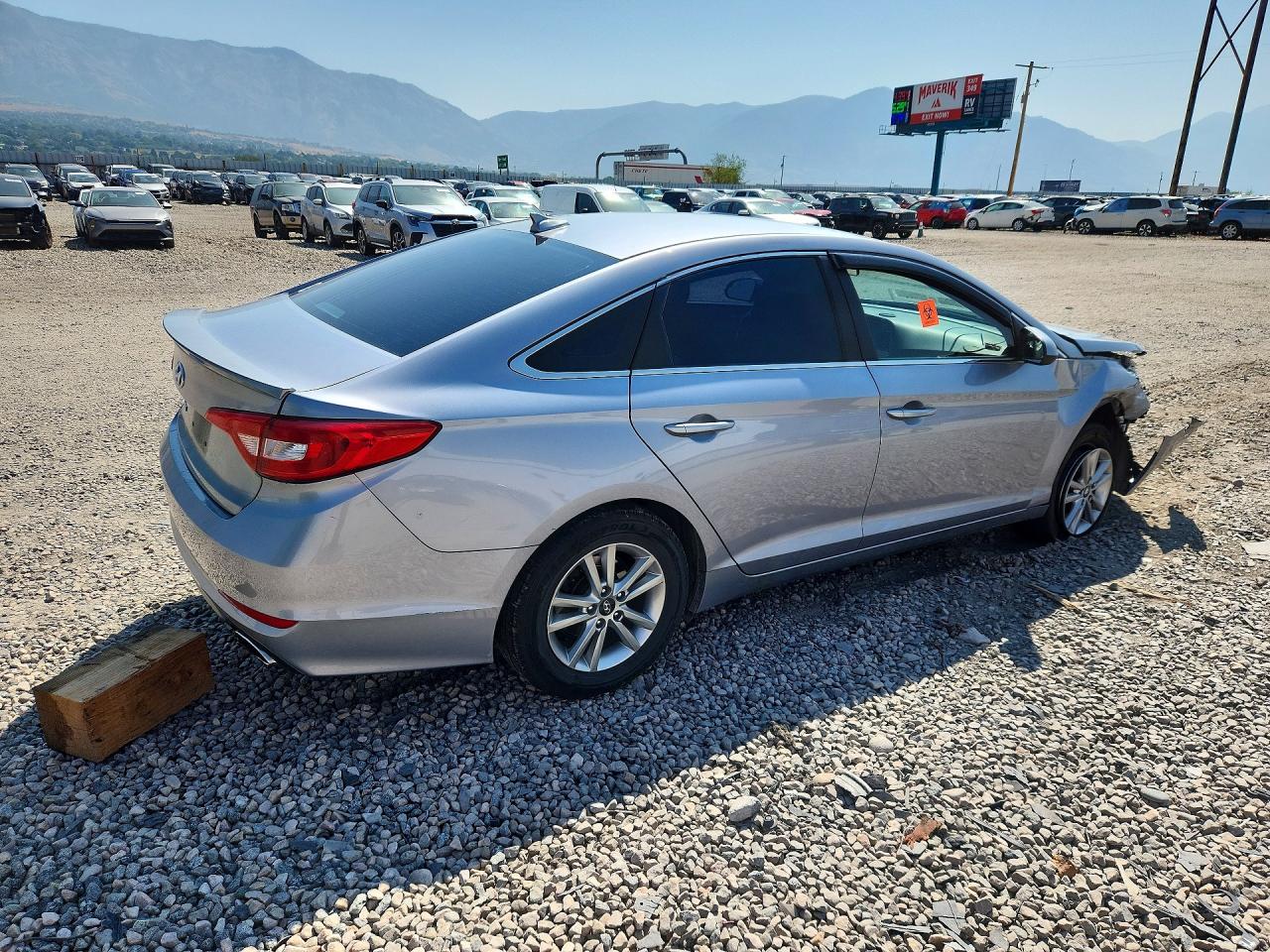 2015 Hyundai Sonata Se Silver vin: 5NPE24AF7FH155456