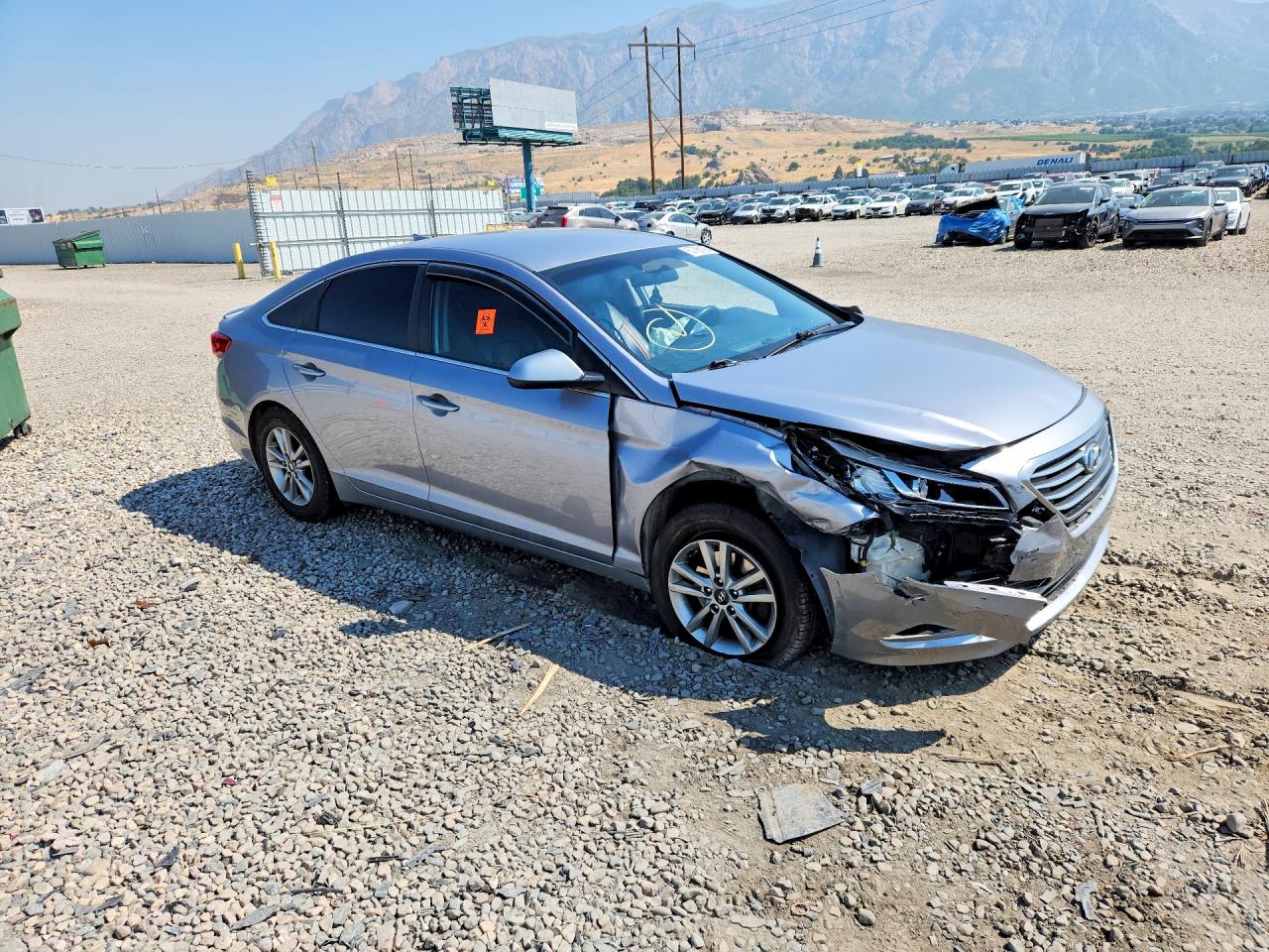 2015 Hyundai Sonata Se Silver vin: 5NPE24AF7FH155456