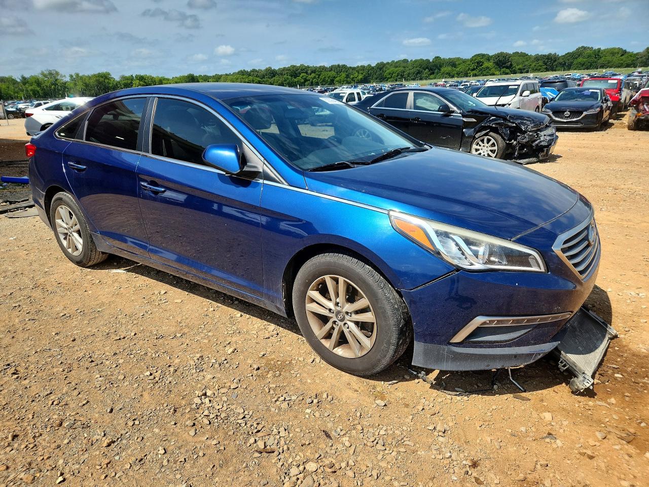 2015 Hyundai Sonata Se Blue vin: 5NPE24AF7FH160835