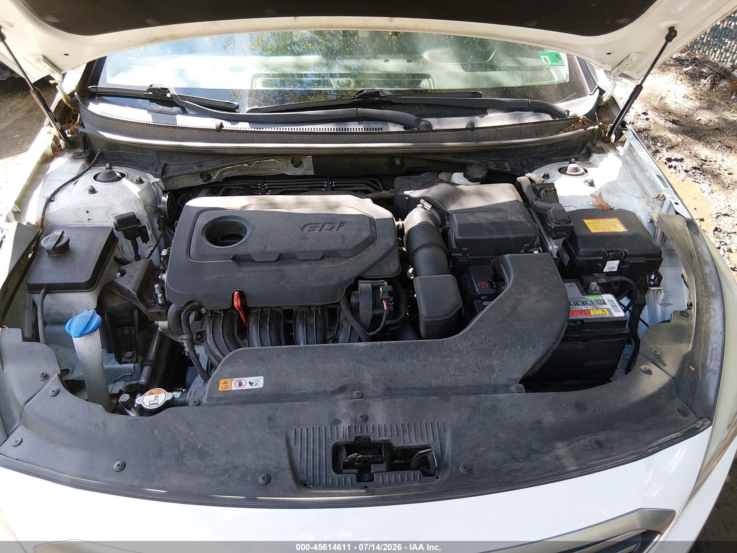 2015 Hyundai Sonata Se Белый vin: 5NPE24AF7FH161628