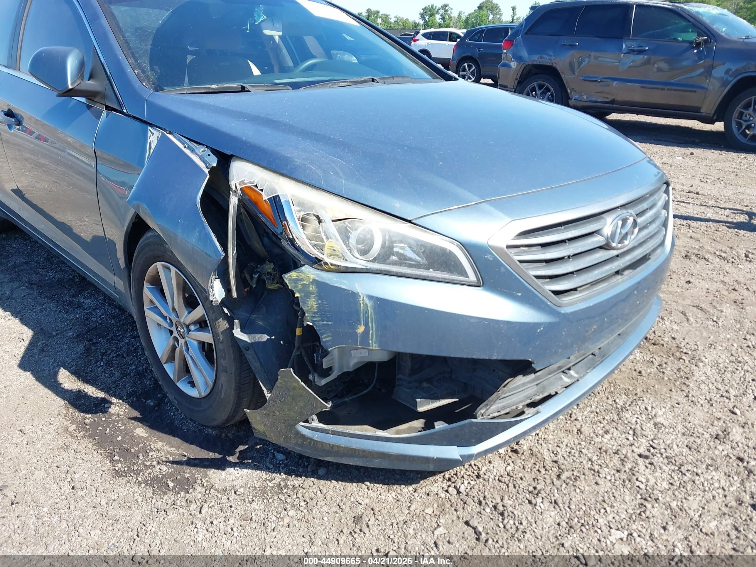 2015 Hyundai Sonata Se Blue vin: 5NPE24AF7FH162830