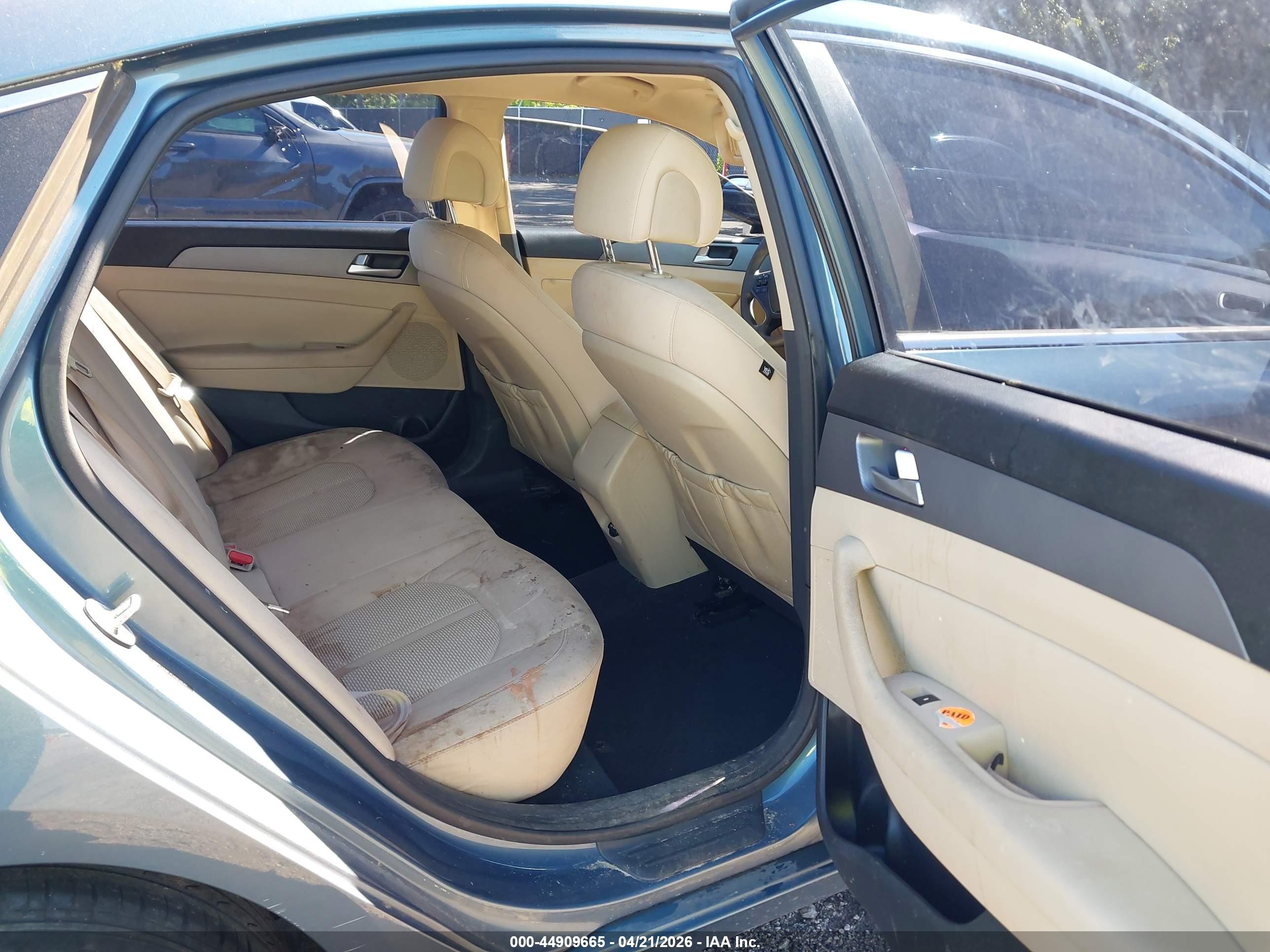 2015 Hyundai Sonata Se Blue vin: 5NPE24AF7FH162830