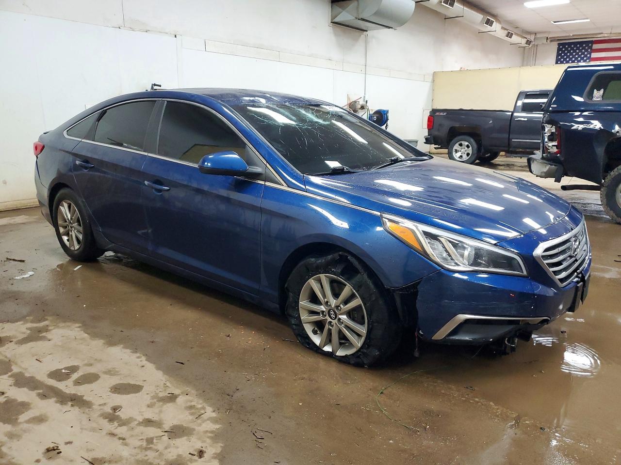 2015 Hyundai Sonata Se Blue vin: 5NPE24AF7FH166022