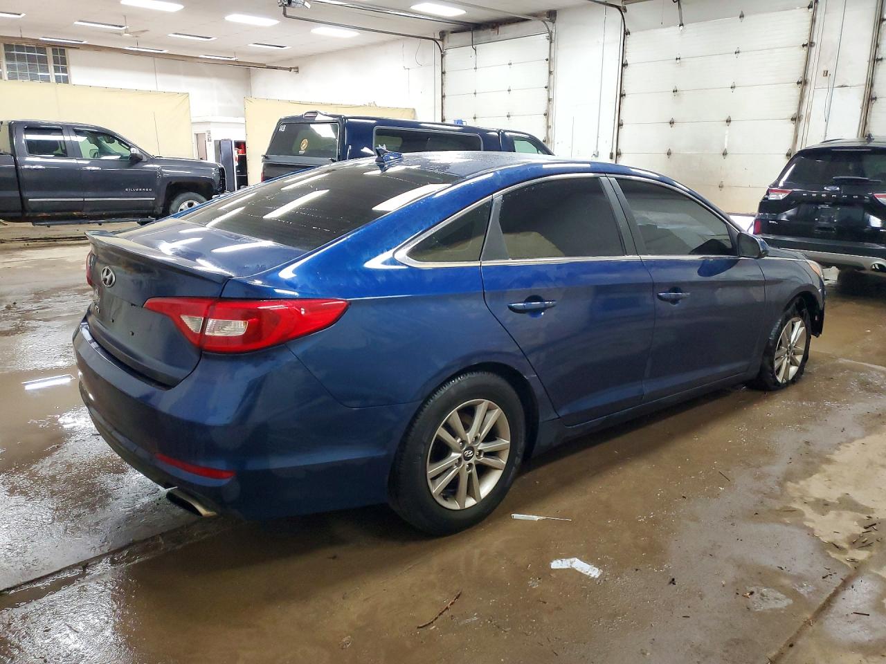 2015 Hyundai Sonata Se Blue vin: 5NPE24AF7FH166022
