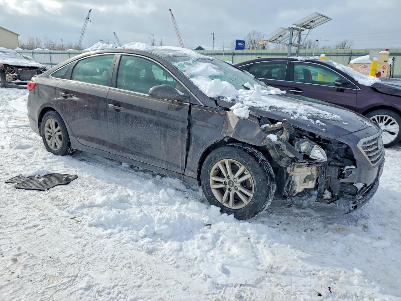 2015 Hyundai Sonata Se Charcoal vin: 5NPE24AF7FH186853