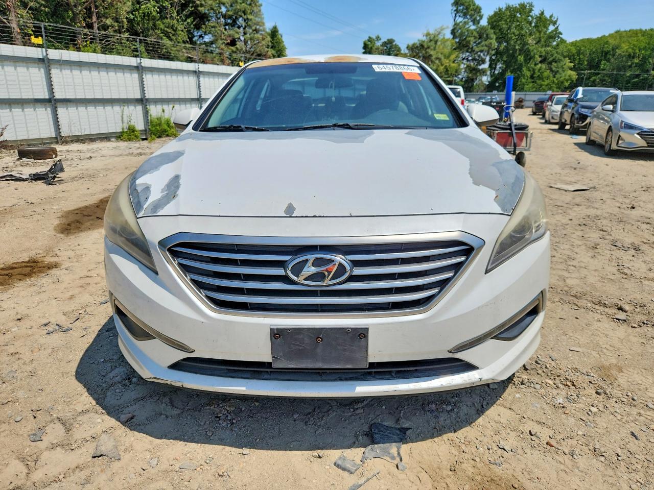 2015 Hyundai Sonata Se White vin: 5NPE24AF7FH187405