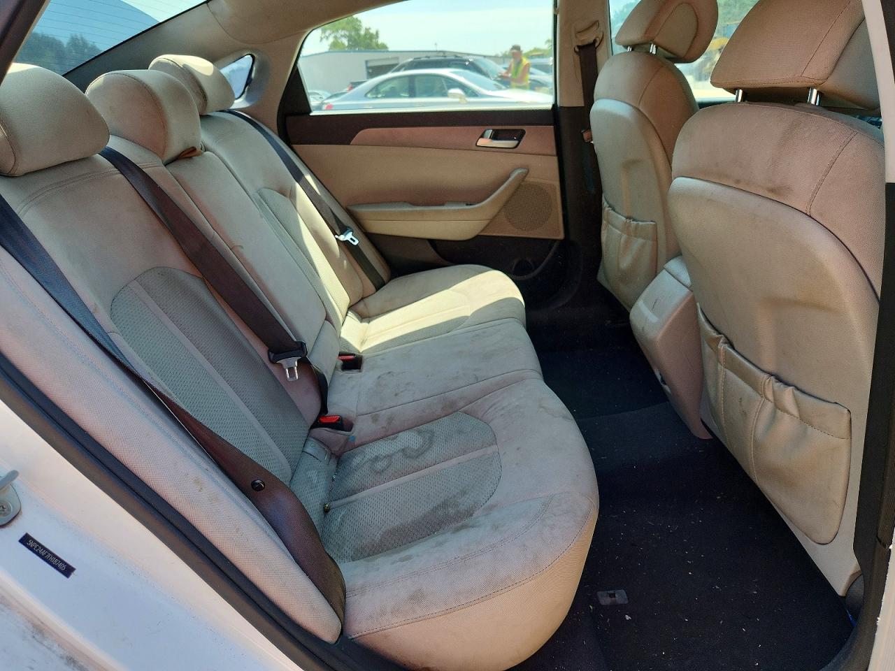 2015 Hyundai Sonata Se White vin: 5NPE24AF7FH187405
