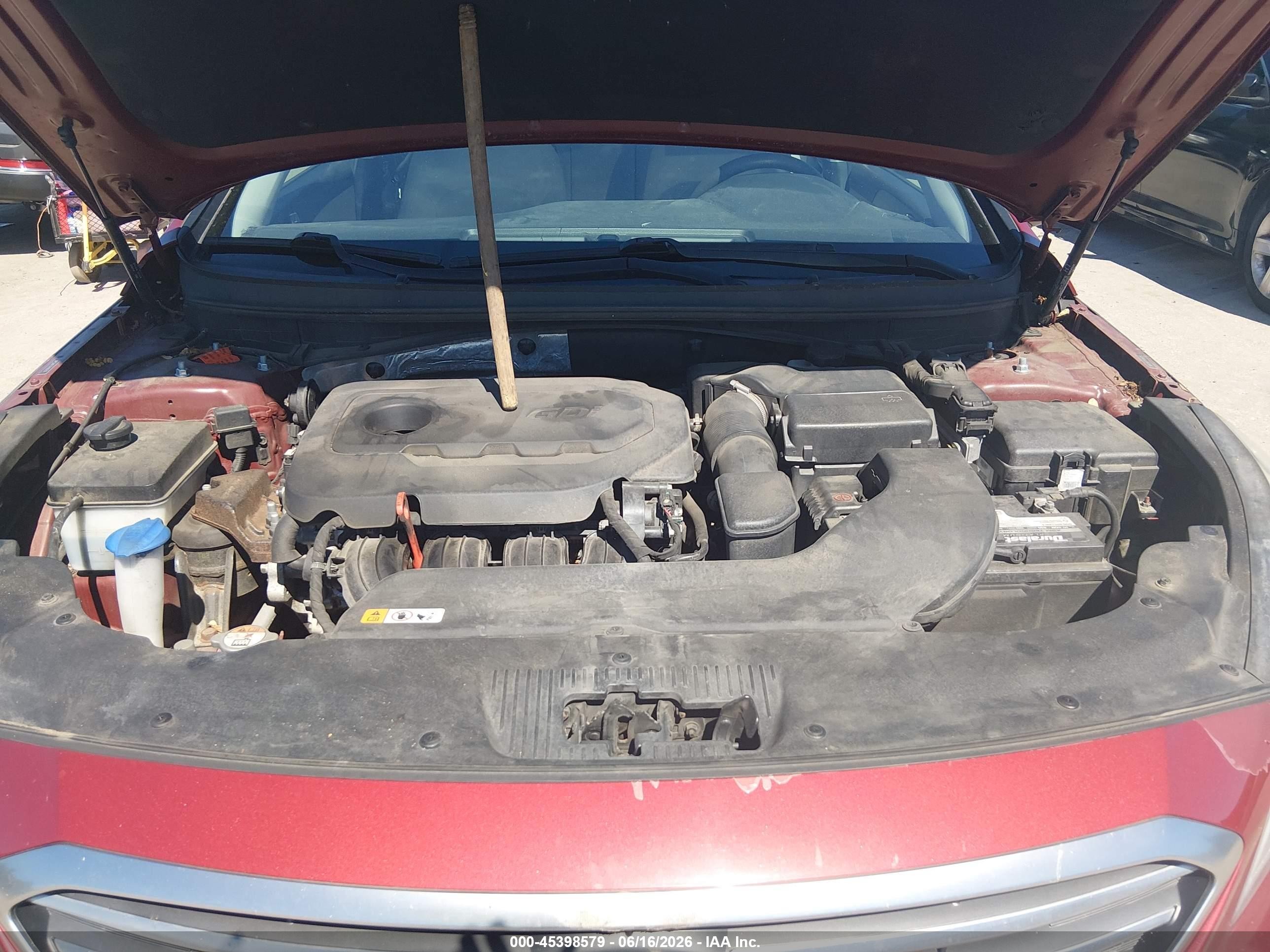 2015 Hyundai Sonata Se Red vin: 5NPE24AF7FH190739