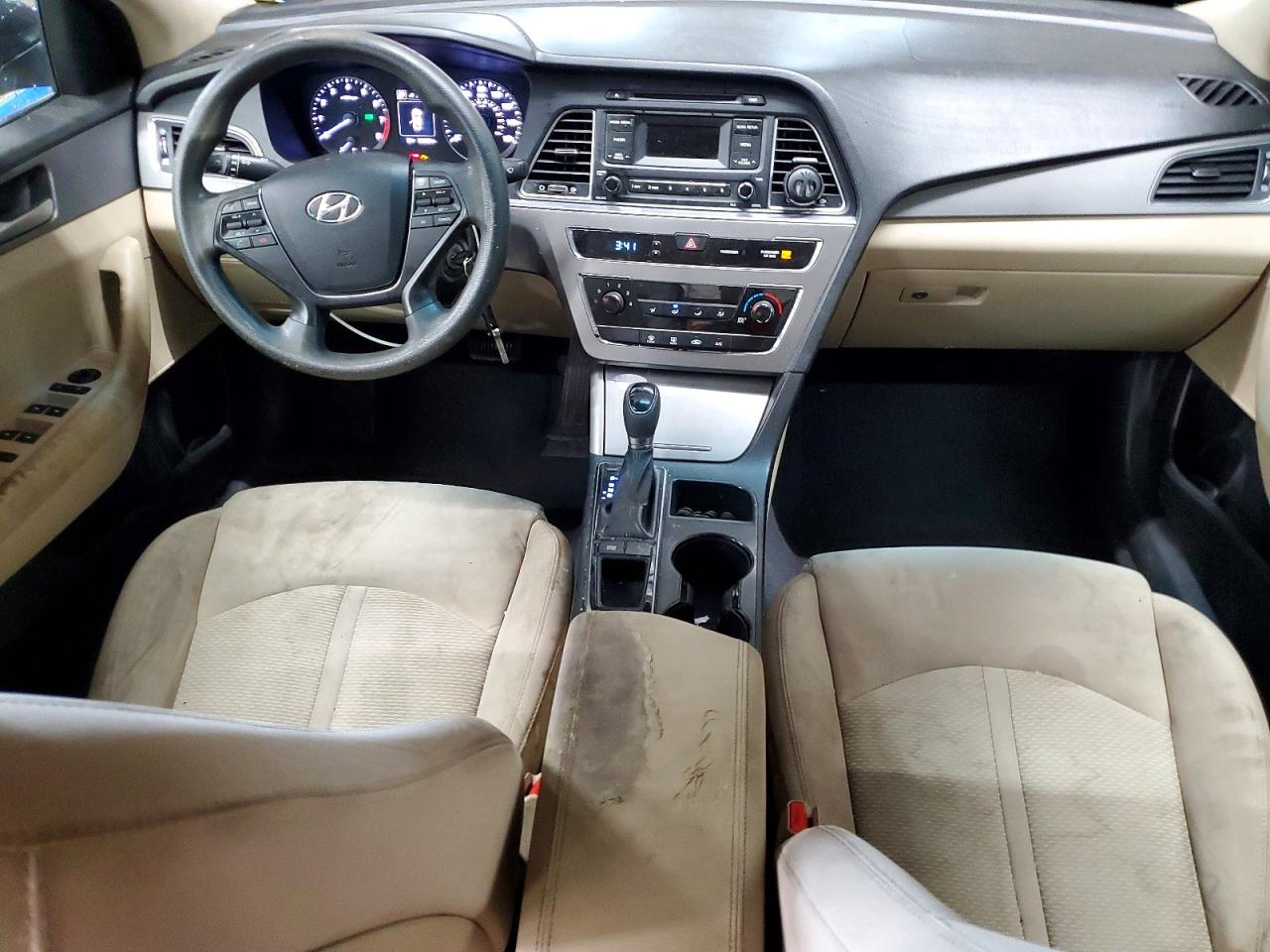 2015 Hyundai Sonata Se Gray vin: 5NPE24AF7FH198078