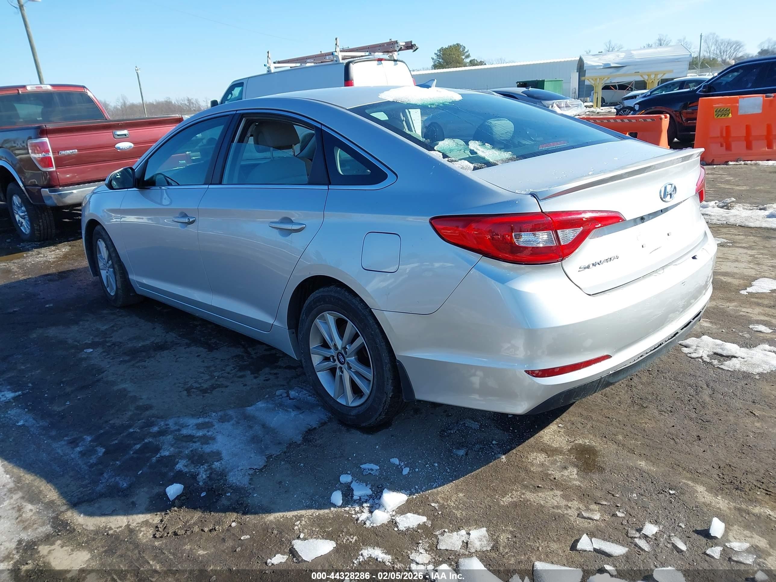 2015 Hyundai Sonata Se Silver vin: 5NPE24AF7FH199084