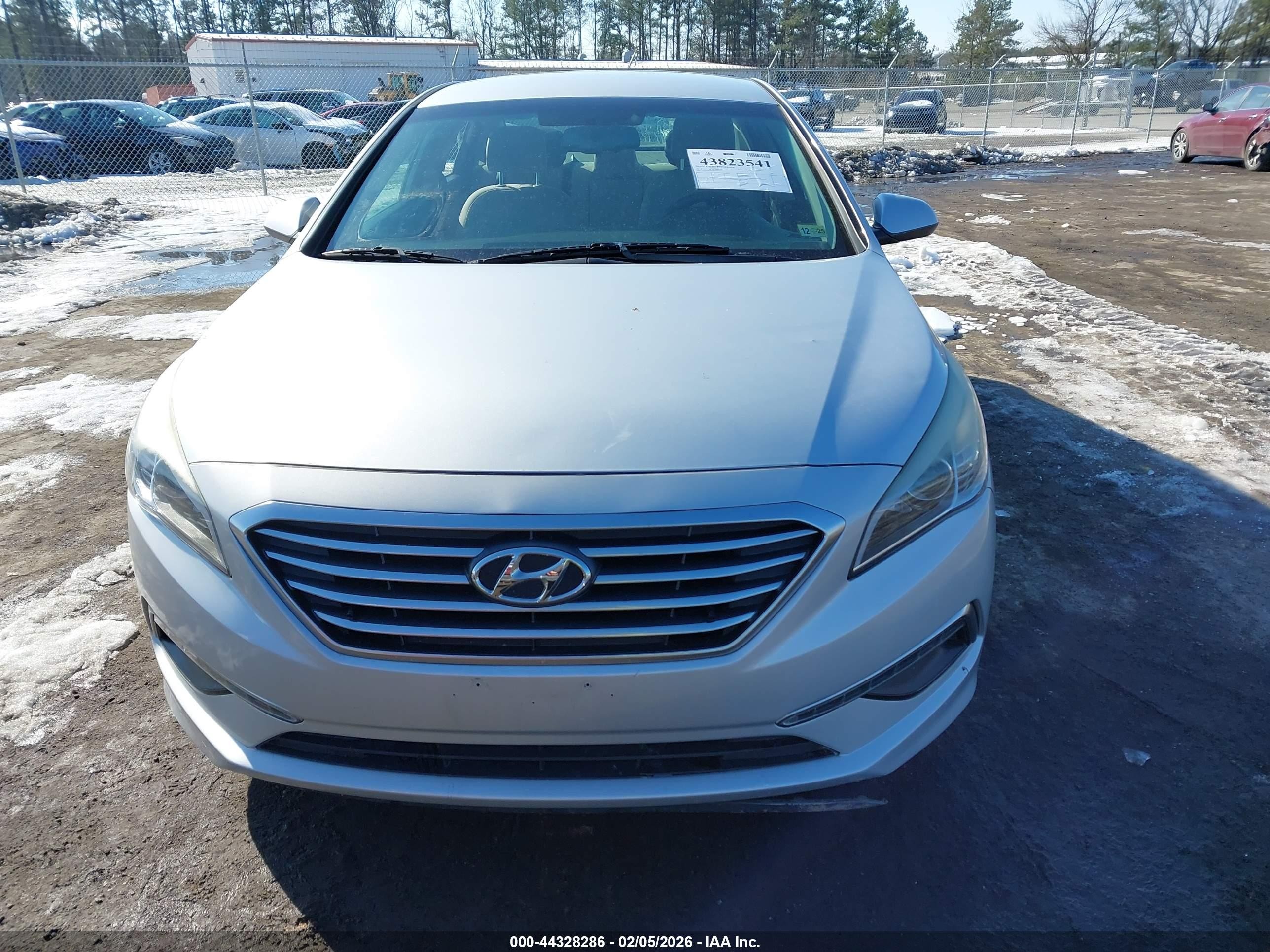 2015 Hyundai Sonata Se Silver vin: 5NPE24AF7FH199084