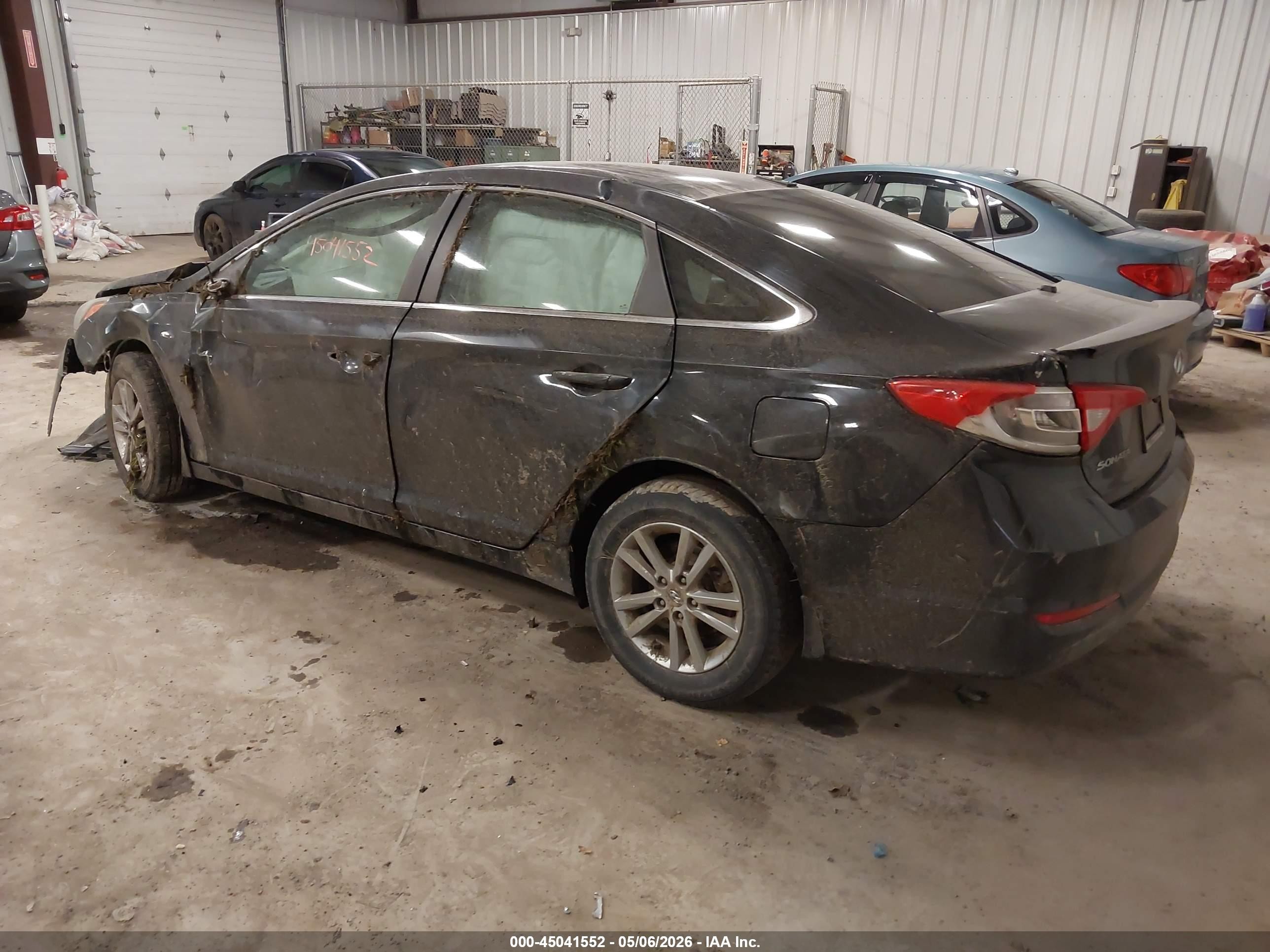 2015 Hyundai Sonata Se Black vin: 5NPE24AF7FH204896