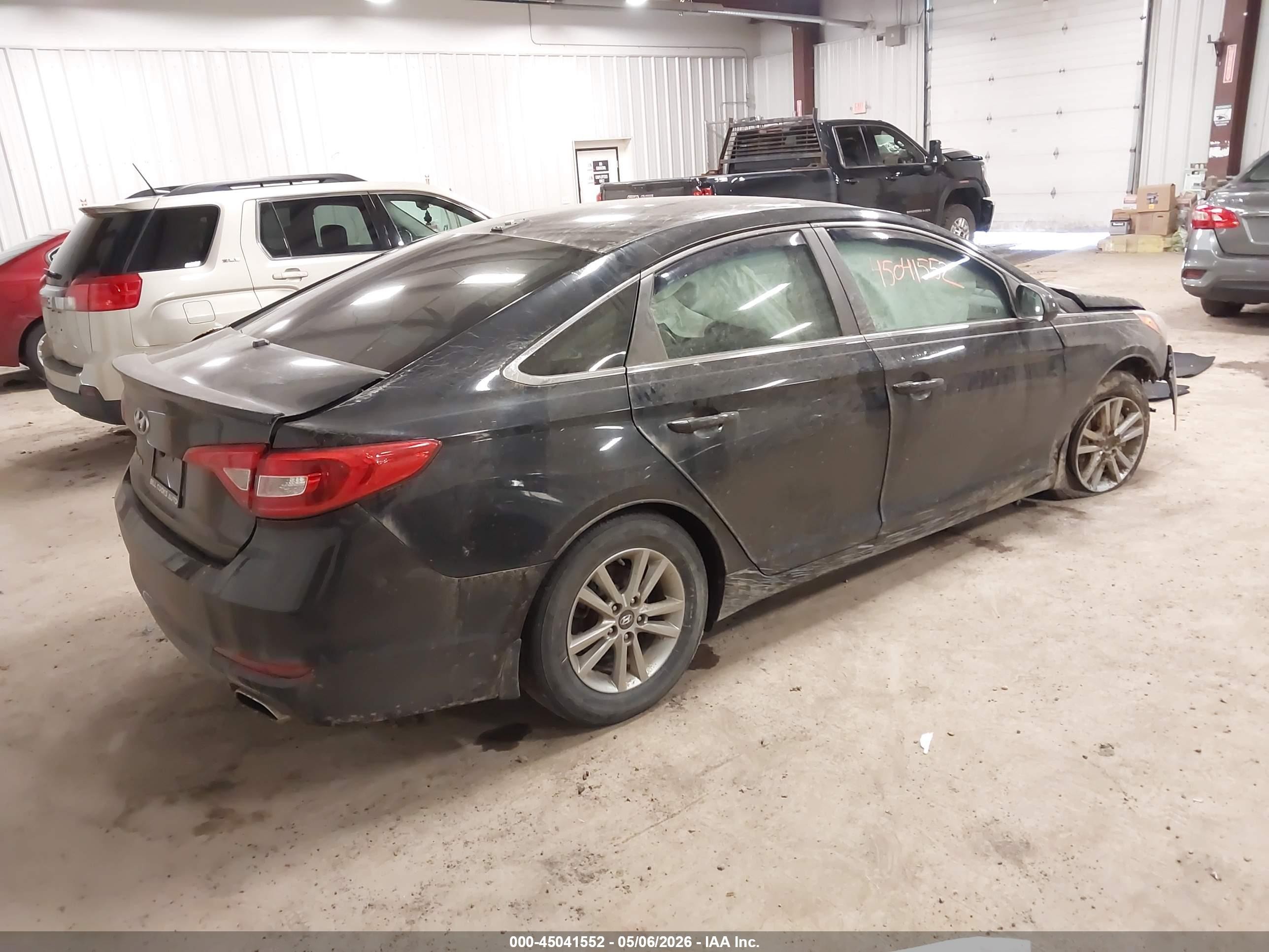 2015 Hyundai Sonata Se Black vin: 5NPE24AF7FH204896