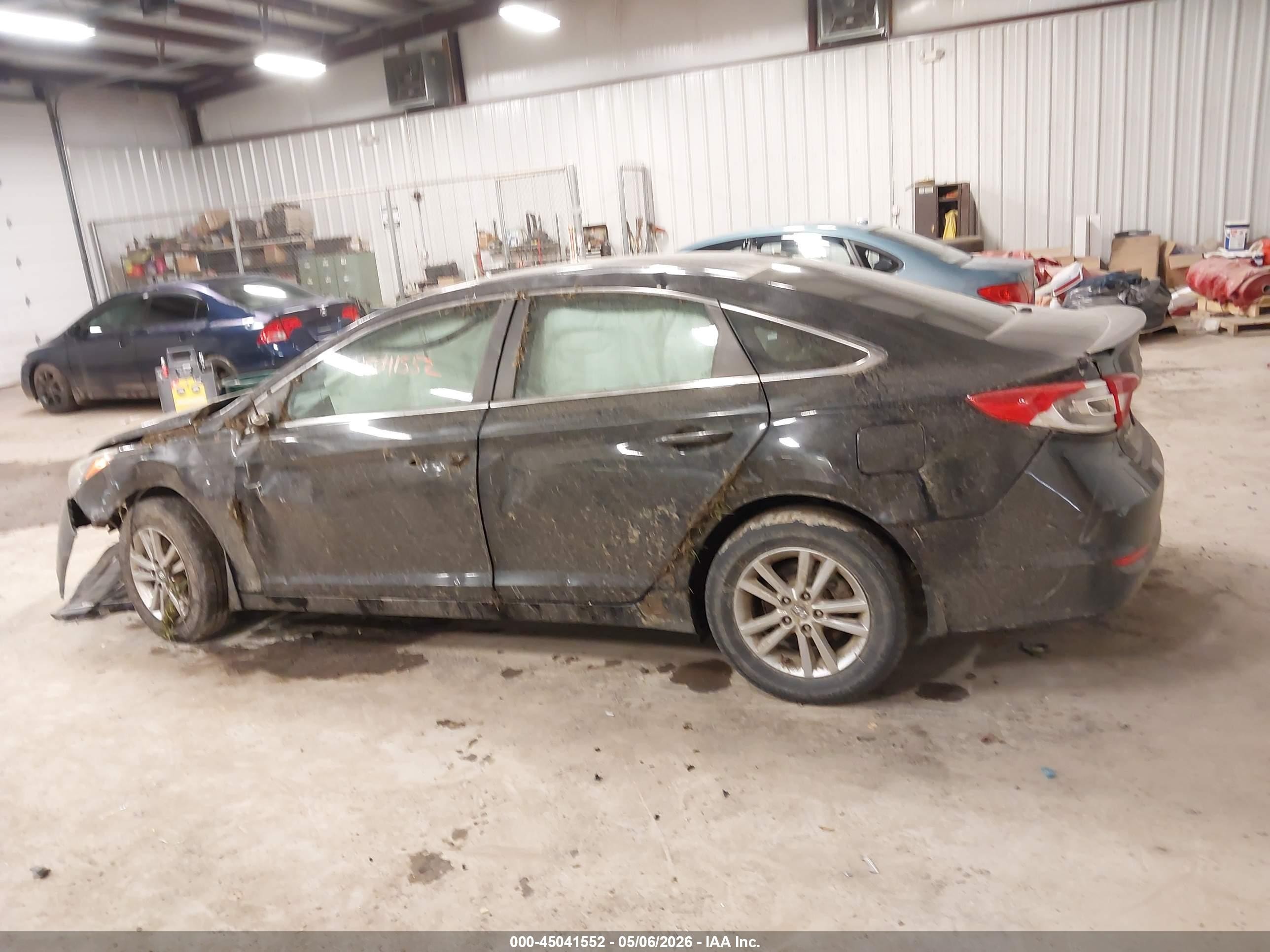2015 Hyundai Sonata Se Black vin: 5NPE24AF7FH204896