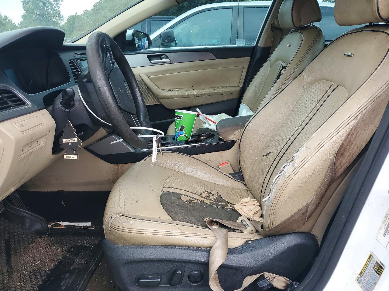 2015 Hyundai Sonata Se Белый vin: 5NPE24AF7FH206017