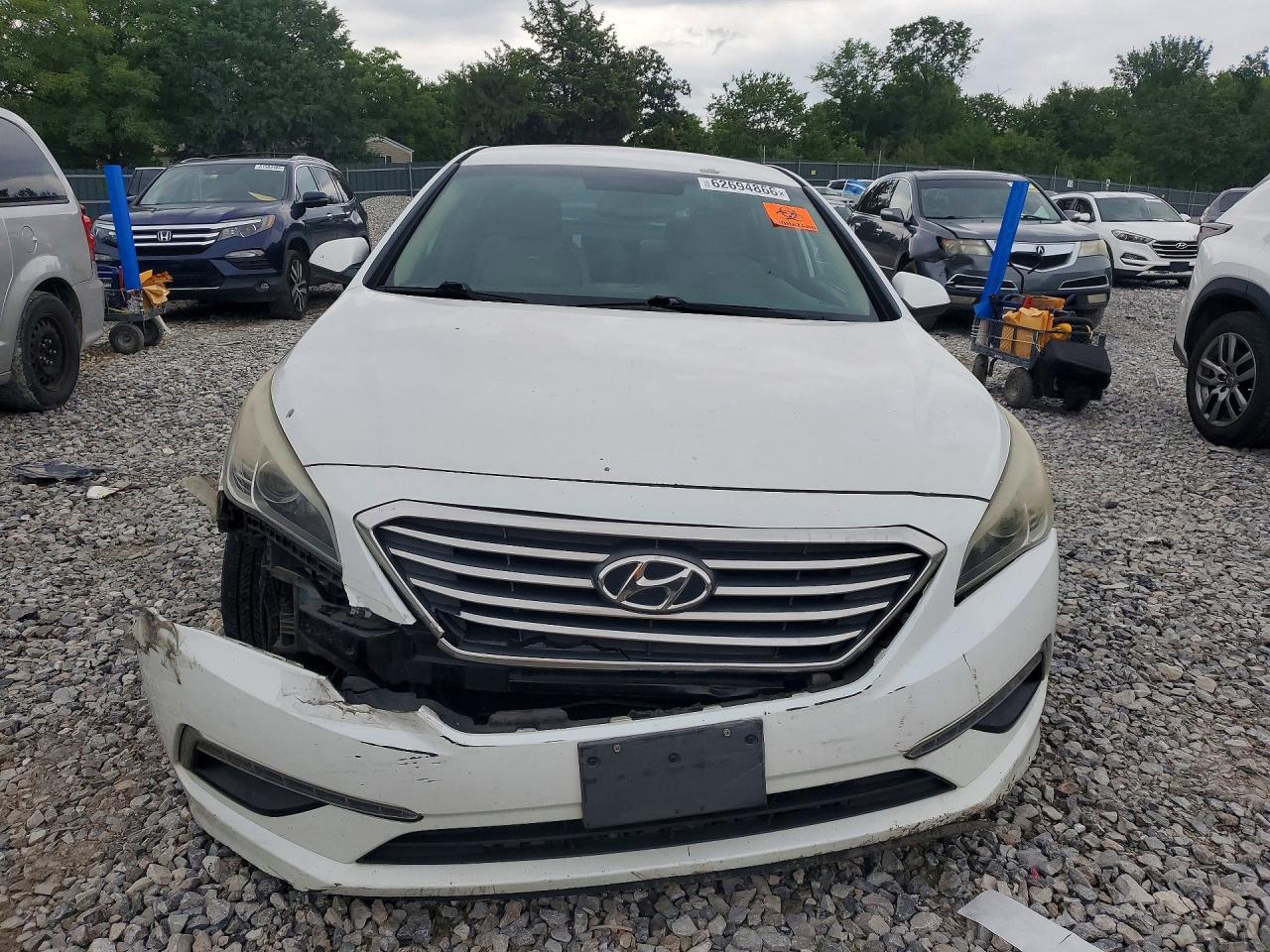 2015 Hyundai Sonata Se Белый vin: 5NPE24AF7FH206017