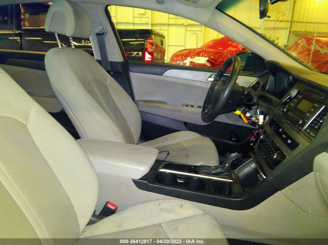 2015 Hyundai Sonata 2.4l Se Blue vin: 5NPE24AF7FH209497
