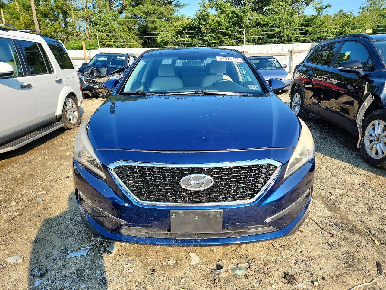 2015 Hyundai Sonata Se Blue vin: 5NPE24AF7FH209497